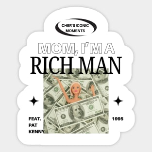 Rich man Sticker